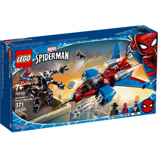 LEGO SUPER HEROES Spider-Man : Spiderjet vs. Venom Mech 2020
